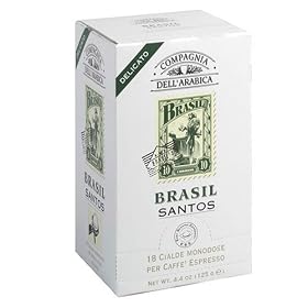 36 x Brasil 100% Arabica ESE Coffee Pods