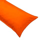 Lalabe Body Pillow Case with One Zipper - Orange