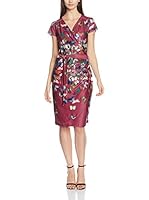 Yumi Vestido Butterfly Wrap Drees Ubad07 (Burdeos)