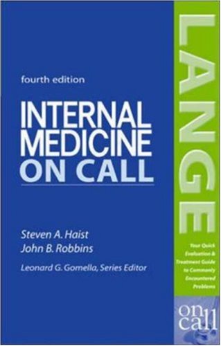 Image of: Internal Medicine On Call (LANGE On Call)
