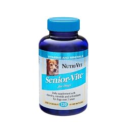 Nutri-Vet Senior Vitality Chewable Vitamins, 120 Count
