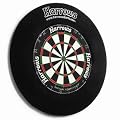 Harrows 4-Piece Dartboard Surround Protector - Black, 70cm