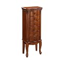 6 Drawer Jewelry Armoire - Walnut&nbsp;