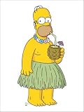 Advanced Graphics #728 The Simpsons - Homer Simpson - Grass Skirt Life-Size Cardboard Stand-Up