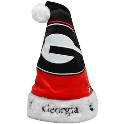 Georgia Bulldogs 2011 Colorblock Runoff Plush Santa Hat