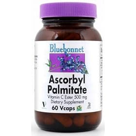 Ascorbyl Palmitate 60 VCaps 500 Mg - Bluebonnet