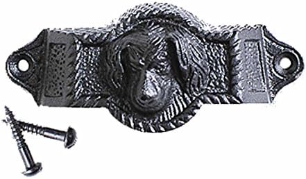 Cabinet Or Drawer Bin Pull Black Iron Cup 4" W X 1 3/4" H | Renovator's Supply