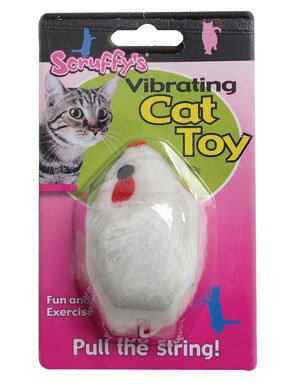 Scruffy Vibrating Mouse Cat Toy
