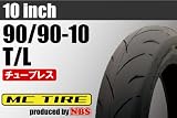 新品 バイク用タイヤ 90/90-10 40J T/L　ライブディオZX　JOG-ZR　アプリオTYPEⅡ□