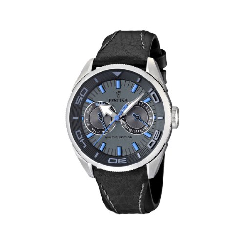 Festina Herren-Armbanduhr XL Sport Multifunktion Chronograph Leder F16572/6 Preisvergleich