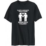 T-Shirt Mens Black  GAYS ALWAYS WELCOME Bermudian CLUB  Countries
