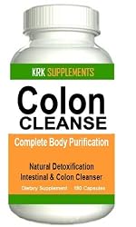 Colon Cleanse 180 caps Body Detoxification Detox Extreme KRK SUPPLEMENTS