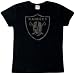 Oakland Raiders -Distressed Logo Ladies T-Shirt - Large
