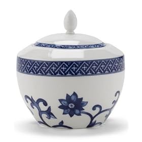 Lauren Ralph Lauren Mandarin Blue Covered Sugar Bowl, 12 oz. by Ralph Lauren