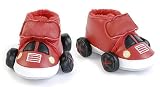 Fire Truck Rattle Booties