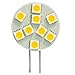 HERO-LED SG4-9T-WW27 Side Pin G4 LED Disc Halogen Replacement Bulb, 1.8W, 15-20W Equal, Warm White 2700K, 5-Pack(Not Dimmable)
