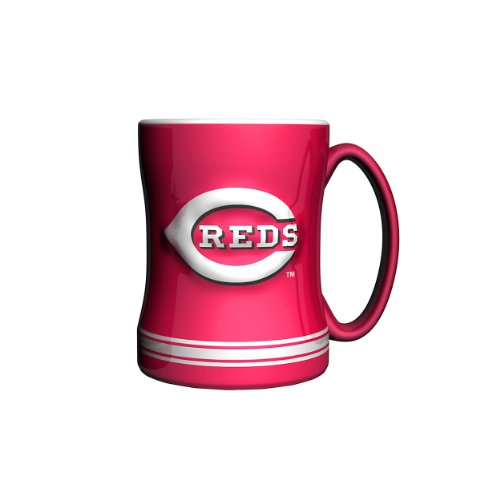MLB Cincinnati Reds Boelter Boxed Relief Sculpted Mug