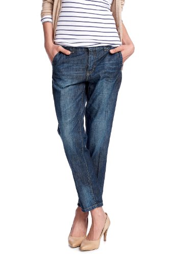edc by ESPRIT Damen Jeans Normaler Bund, 022CC1B042, Gr. 31, Blau (dark stone denim 939) Preisvergleich