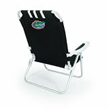 NCAA Florida Gators Monaco Folding Beach Chair, Black