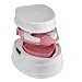 Tippitoes Soft Seat Trainer, Potty and Step Stool (White / Pink)
