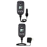 Essential Kit for the LG VX8350 - includes Car and Wall Charger with Rapid Charge Technology - Gomadic Brand w/ TipExchange Technology