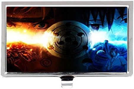 Cool Anime Boys Close Up Sharingan Custom Excellent Design Style Business Card Holder Card Aluminum Case