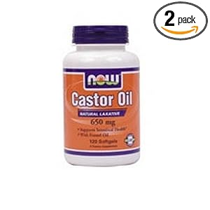 NOW Foods Castor Oil 650Mg, 120-Softgels by Now Foods