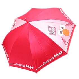  Sesame Street Elmo Kids Umbrella (Red)