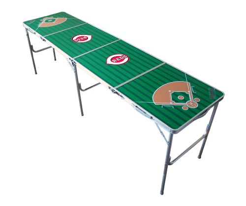 MLB Cincinnati Reds Baseball Tailgate Table with Net