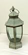 Mossy Green Hatteras Coach Metal Lantern Terrarium