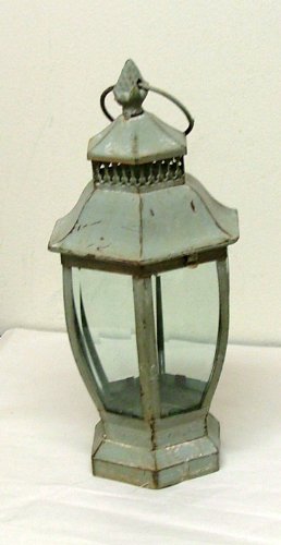Mossy Green Hatteras Coach Lantern Terrarium