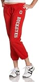 Ohio State Buckeyes Junior's Fleece Capri Pant