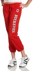 Ohio State Buckeyes Junior's Fleece Capri Pant