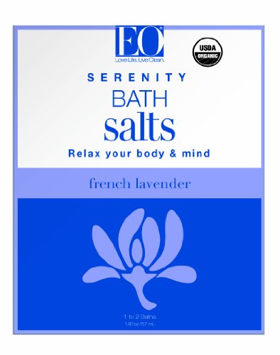 EO Bath Salt French Lavender Single Serve, 1.87 Ounce (Pack of 3)