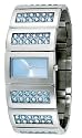 Accu2 By Accurist A2-24203 Ladies Stainless Steel Linked Blue Swarovski Crystal Watch