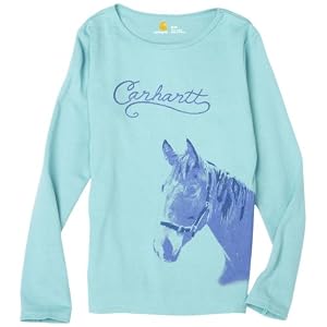 Carhartt  Girls 7-16 Glitter Horse T-Shirt