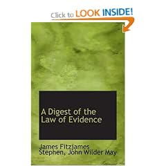 A Digest of the Law of Evidence