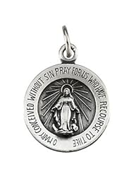 CleverEves 18K Yellow Gold 21.75 mm Miraculous Medal