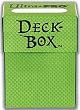 GREEN - Ultra PRO Textured Gaming Deck Box - Includes 50 Pack of Standard Size Deck Protectors and Sleeves
