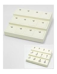 Synthetic Leather Display In White Base