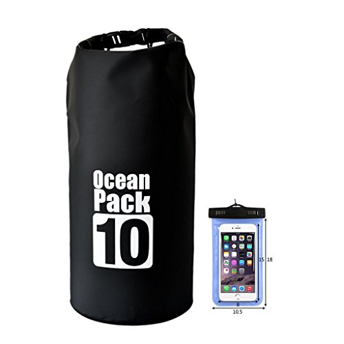 パラディニア(Paladineer)防水バッグ アウトドアに最適 スポーツドライバッグ 6色5サイズ PVC製 円筒型 登山 海水浴 防水ポーチ付き 10L パラディニア(Paladineer)防水バッグ アウトドアに最適 スポーツドライバッグ 6色5サイズ PVC製 円筒型 登山 海水浴 防水ポーチ付き 10L