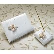 Seashell Wedding Guest Book & Pen Set