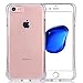 iPhone 7 Case, Qosea Air Cushion [Shock Absorption] TPU Slim Bumper Crystal Clear Scratch Proof Transparent Soft TPU Gel Bumper for NEW Apple iPhone 7