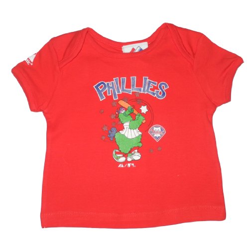 Infant / Baby MLB Philadelphia Phillies My First Tee T-Shirt - Red (Size: 18)