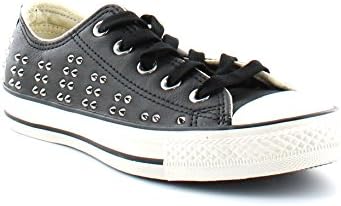 Converse Womens All Star Elevated Studs Black Sneaker - 5