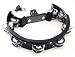 DRUM SET Half Moon TAMBOURINE with Mounting Eye Bolt - Black