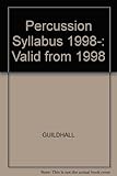 Percussion : graded and certificate examinations : valid from 1998