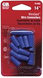 Gardner Bender 19-002 1 Wire Gard Blue Wire Connectors, 14-Pack