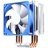 Silverstone Tek Argon Series CPU Cooler with 92mm Cooling Fan for Socket LGA775/1155/1156/1366/2011, AM2/AM3/FM1/FM2, White AR02