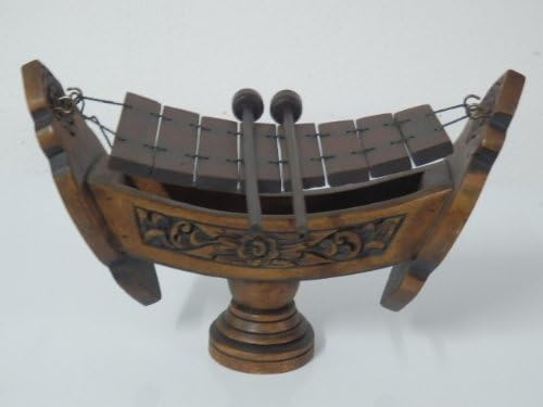 Thai Traditional Musical Instruments Teakwood Teak Wood Wooden Xylophone 8 Bar Notes